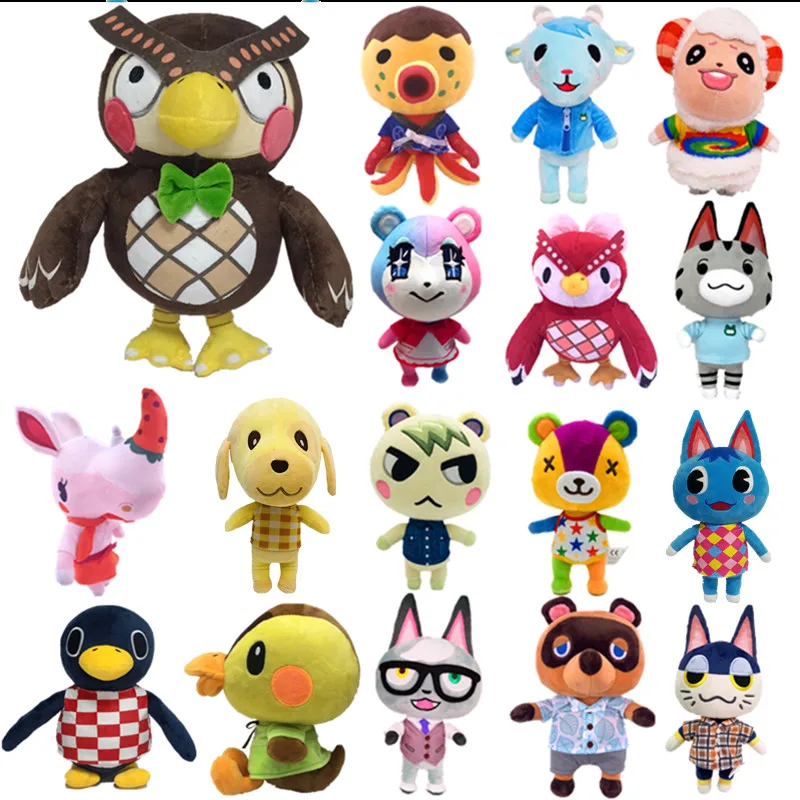 

21cm Animal Crossing Plush Toy Doll New Horizons Game Amiibo Marshal Stuffed Toys For Children Kids Gifts Anime NFC Plush Toy