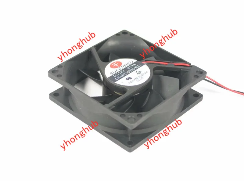Emacro For Superred CHA8024EBN-K DC 24V 0.24A 2-wire 80x80x25mm Server Cooler Fan
Emacro For Superred CHA8024EBN-K DC 24V 0.24A 2-wire 80x80x25mm Server Cooler Fan