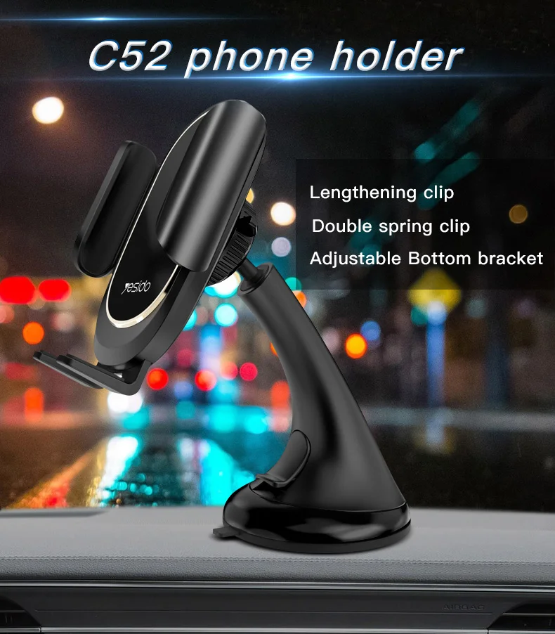 360 Degree Rotating Environmental Material ABS Car Phone Holder Bracket with Sucker For Universal Mobile Phone iPhone (C52)
360 Degree Rotating Environmental Material ABS Car Phone Holder Bracket with Sucker For Universal Mobile Phone iPhone (C52)