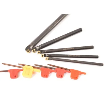 New S06K+S07K+S08K+S10K-SCLCR06+S12M-SCLCR06 Holder+5pcs CCMT060204 + Wrench Kit
New S06K+S07K+S08K+S10K-SCLCR06+S12M-SCLCR06 Holder+5pcs CCMT060204 + Wrench Kit