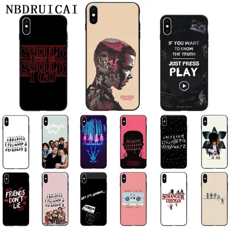 NBDRUICAI Must Stay Should Strange Things TPU Phone Case Shell For iPhone 8 7 6 6S Plus 5 5S SE XR X XS MAX 10 11 pro max
NBDRUICAI Must Stay Should Strange Things TPU Phone Case Shell For iPhone 8 7 6 6S Plus 5 5S SE XR X XS MAX 10 11 pro max