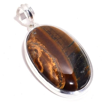 Genuine Tiger Eye Pendant Silver Overlay over Copper , Hand made Women Jewelry gift, P8930 
Genuine Tiger Eye Pendant Silver Overlay over Copper , Hand made Women Jewelry gift, P8930