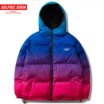 Aelfric Eden Gradient Mens Thick Parkas Fashion Streetwear Casual Warm Jacket Coats 2019 Harajuku Hip Hop Cotton Male Overcoats 
Aelfric Eden Gradient Mens Thick Parkas Fashion Streetwear Casual Warm Jacket Coats 2019 Harajuku Hip Hop Cotton Male Overcoats
