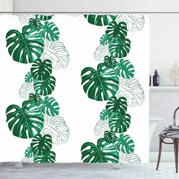 Shower Curtain Set with Hooks 72x78 Blossom Tropical Pattern Hawaiian Flower Leaf Palm Abstract Leaves Square Green Vintage
Shower Curtain Set with Hooks 72x78 Blossom Tropical Pattern Hawaiian Flower Leaf Palm Abstract Leaves Square Green Vintage