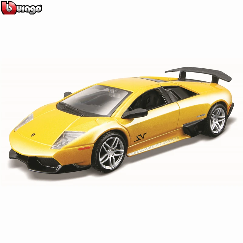 Bburago 1:32 Lamborghini Huracan LP670 sv simulation alloy car model plexiglass dustproof display base package Collecting gifts | Игрушки и