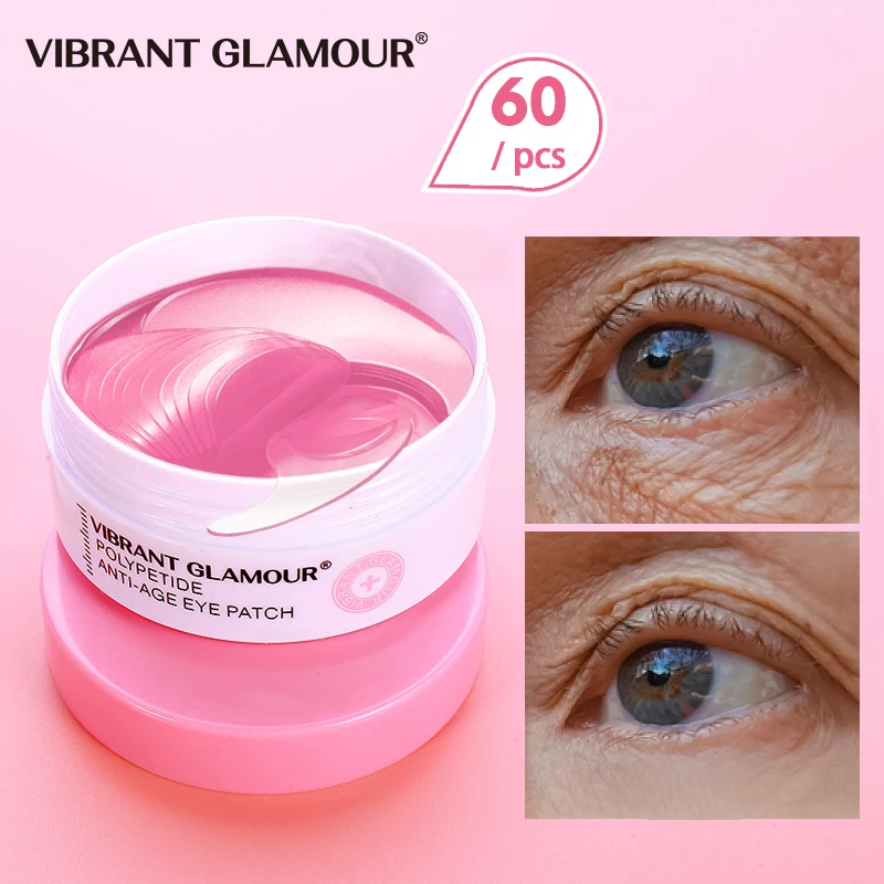 VIBRANT GLAMOUR Polypeptide Eye Mask Anti-Aging Remover Puffiness Dark Circles Moisturizing Anti-wrinkle Nourish Eye Care 60 pcs
VIBRANT GLAMOUR Polypeptide Eye Mask Anti-Aging Remover Puffiness Dark Circles Moisturizing Anti-wrinkle Nourish Eye Care 60 pcs
