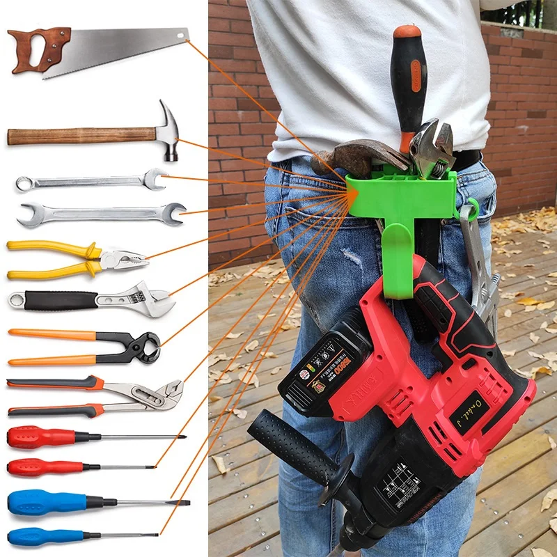 New Protable Multifunction Tool Storage Rack Tool Holder Clip Waist Wrench Screwdriver Hammer Storage
New Protable Multifunction Tool Storage Rack Tool Holder Clip Waist Wrench Screwdriver Hammer Storage