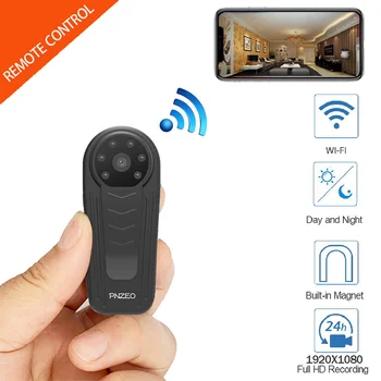 Mini Cameras PNZEO W5 Hidden WiFi Camera 1920X1080 Full HD Recording Meeting/Classroom/Security/Drive Recorder Remote Monitoring
Mini Cameras PNZEO W5 Hidden WiFi Camera 1920X1080 Full HD Recording Meeting/Classroom/Security/Drive Recorder Remote Monitoring