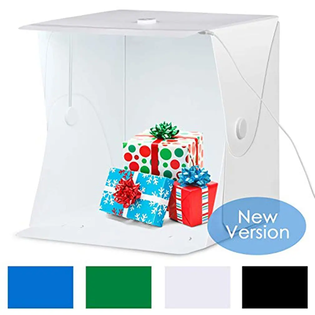 40CM Large Size Folding Lightbox Photography Photo Studio Softbox LED Light Soft Box Photo Background Kit Light box Button Type
40CM Large Size Folding Lightbox Photography Photo Studio Softbox LED Light Soft Box Photo Background Kit Light box Button Type