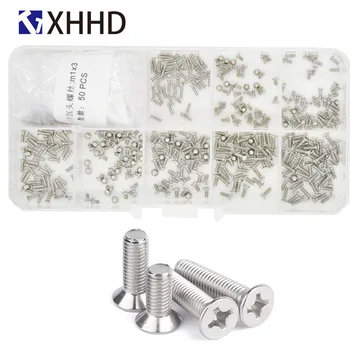 304 Stainless Steel Cross Flat Head Machine Screw Assortment Kits M1 M1.2 M1.4 M1.6
304 Stainless Steel Cross Flat Head Machine Screw Assortment Kits M1 M1.2 M1.4 M1.6