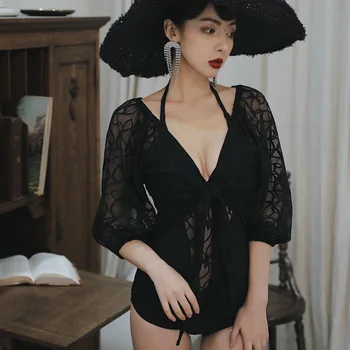 Swimsuit Fused Push Up Beachwear Swimsuits Women Summer 2019 Bikini Lace Sexy Underwire One Piece With Long Sleeve Two Hot Print
Swimsuit Fused Push Up Beachwear Swimsuits Women Summer 2019 Bikini Lace Sexy Underwire One Piece With Long Sleeve Two Hot Print