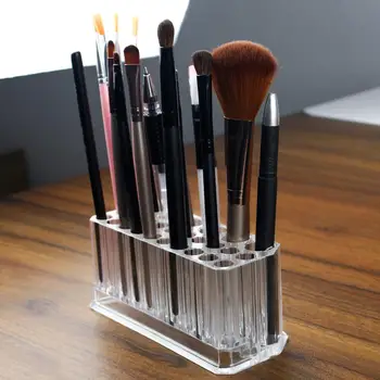Acrylic 26 Holes Cosmetic Storage Box Lipstick Brushes Holder Display Shelf Home Table Transparent makeup Storage Organizer box
Acrylic 26 Holes Cosmetic Storage Box Lipstick Brushes Holder Display Shelf Home Table Transparent makeup Storage Organizer box