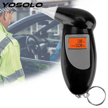 YOSOLO Backlight Display Alcohol Breath Tester Handheld Breathalyzer Police Alcotest Alcohol Tester Digital Alcohol Detector
YOSOLO Backlight Display Alcohol Breath Tester Handheld Breathalyzer Police Alcotest Alcohol Tester Digital Alcohol Detector