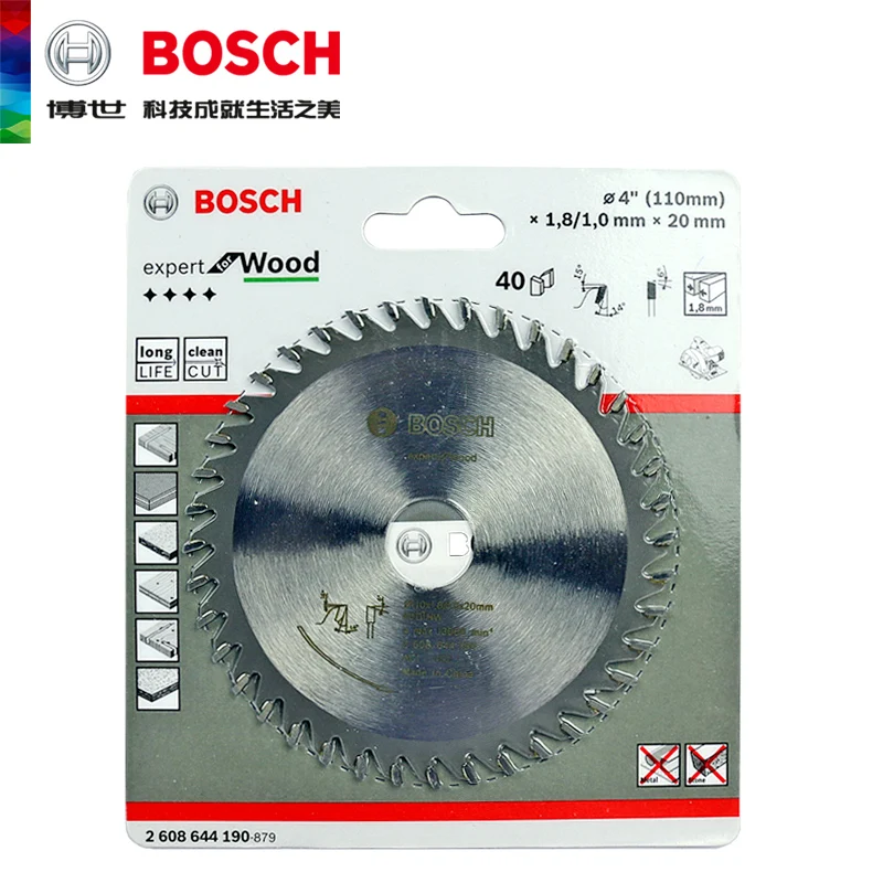 BOSCH Saw Blade 4 inch 40 Teeth Universal Woodworking Alloy Saw Blade Circular 4 inch 40 Teeth
BOSCH Saw Blade 4 inch 40 Teeth Universal Woodworking Alloy Saw Blade Circular 4 inch 40 Teeth