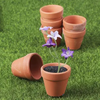 10Pcs Mini Flower Pots Terracotta Pot Clay Ceramic Pottery Planter Cactus Flower Pots Succulent Plants Nursery Pots 4.5x4cm
10Pcs Mini Flower Pots Terracotta Pot Clay Ceramic Pottery Planter Cactus Flower Pots Succulent Plants Nursery Pots 4.5x4cm