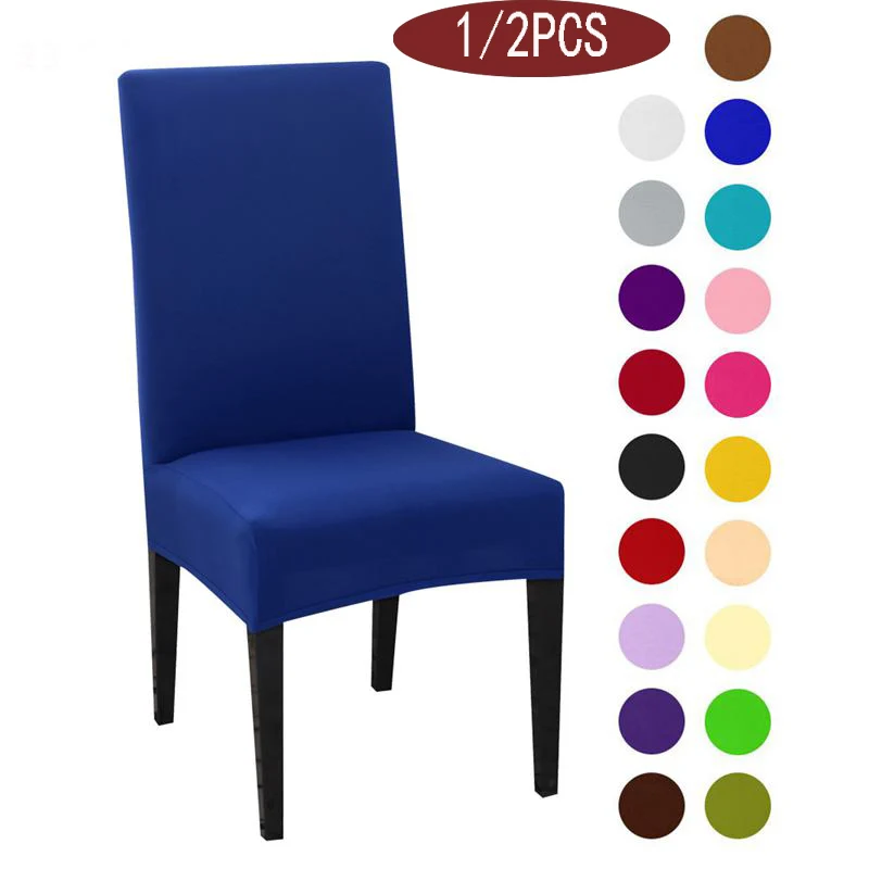 1/2PCS Solid Color Chair Cover Spandex Slipcovers Pure Color Stretch Elastic Chair Covers For Dining Room Banquet Hotel
1/2PCS Solid Color Chair Cover Spandex Slipcovers Pure Color Stretch Elastic Chair Covers For Dining Room Banquet Hotel