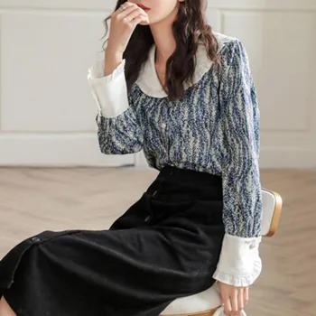 XUXI Korea Print Pattern Blouse Fashion New Women 2020 Spring Elegant Small Fresh Single Breast Casual Minority Shirt FZ0574
XUXI Korea Print Pattern Blouse Fashion New Women 2020 Spring Elegant Small Fresh Single Breast Casual Minority Shirt FZ0574