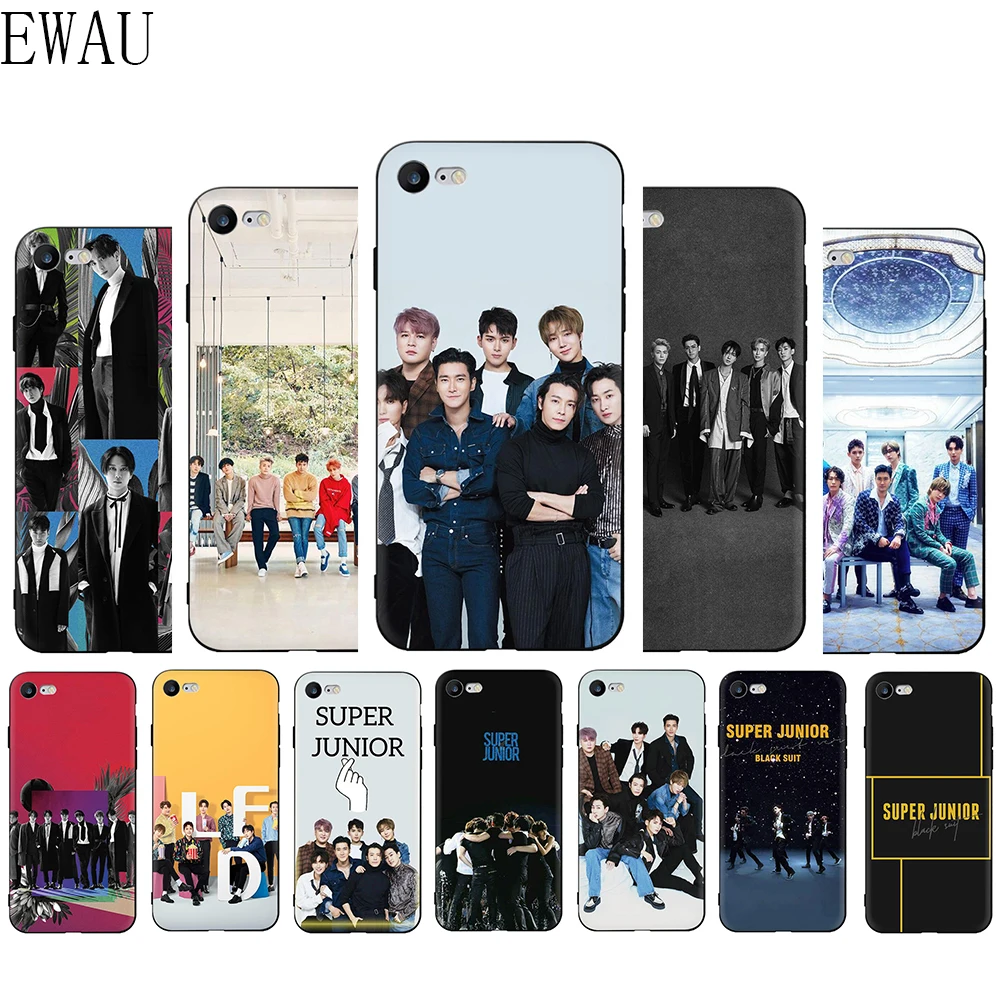 EWAU Super Junior Soft Silicone Phone Cover Case for iphone 5 5S SE 6 6s 7 8 Plus X XR XS 11 Pro MAX
EWAU Super Junior Soft Silicone Phone Cover Case for iphone 5 5S SE 6 6s 7 8 Plus X XR XS 11 Pro MAX