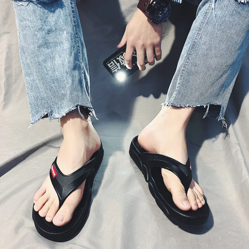 2019 New Style Autumn MEN'S Slippers Korean-style Peep-Toe Bear Bottom Flip-flops Students Breathable Anti-slip Slippers Men's
2019 New Style Autumn MEN'S Slippers Korean-style Peep-Toe Bear Bottom Flip-flops Students Breathable Anti-slip Slippers Men's