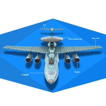 Military Fighter KJ-2000 AWACS Airplane Building Blocks Set Fit s Army Technic Bricks DIY Toys Gifts For Children Boys
Military Fighter KJ-2000 AWACS Airplane Building Blocks Set Fit s Army Technic Bricks DIY Toys Gifts For Children Boys