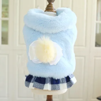 Soft Fur Pet Clothes Winter Noble Lapel Warm Sleeveless Vest Girl Princess Dog Dress Coat For Small Dogs Chihuahua Jacket Outfit
Soft Fur Pet Clothes Winter Noble Lapel Warm Sleeveless Vest Girl Princess Dog Dress Coat For Small Dogs Chihuahua Jacket Outfit