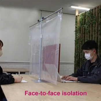 Sneeze Shield Safety Protective Screen Counter-to-face Plastic Film Isolation Partition Transparent Protective Cover 137x500cm
Sneeze Shield Safety Protective Screen Counter-to-face Plastic Film Isolation Partition Transparent Protective Cover 137x500cm