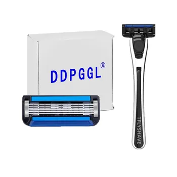 DDPGGL High Quality Manual Shaving Razor Blade for Men 5 Layer Safety Razor Blade Replaceable Blade Stainless Steel
DDPGGL High Quality Manual Shaving Razor Blade for Men 5 Layer Safety Razor Blade Replaceable Blade Stainless Steel