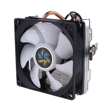 CPU Cooler 2 Copper Heat Pipes 3Pin CPU Cooling Fan with 5 Colors Light for LGA 1151/1155/1156/AM2+/AM3+/AM4 S23 20 Dropship
CPU Cooler 2 Copper Heat Pipes 3Pin CPU Cooling Fan with 5 Colors Light for LGA 1151/1155/1156/AM2+/AM3+/AM4 S23 20 Dropship