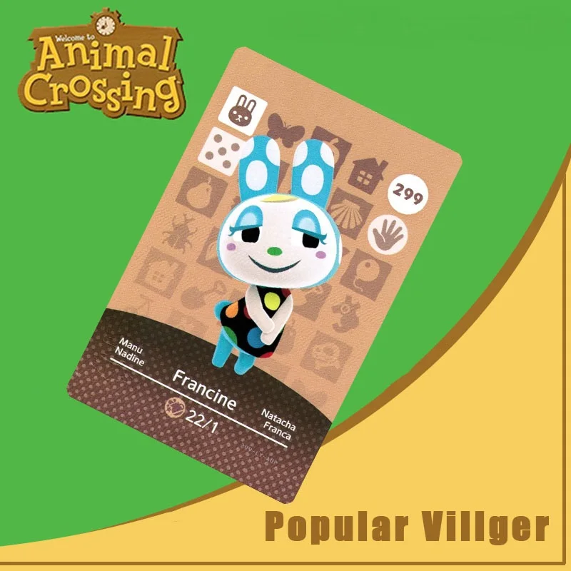 299 Animal Crossing Amiibo Card Francine Amiibo Card Animal Crossing Series 3 Francine Nfc Card Work for Ns Games Dropshipping
299 Animal Crossing Amiibo Card Francine Amiibo Card Animal Crossing Series 3 Francine Nfc Card Work for Ns Games Dropshipping