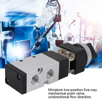 Threaded Mechanical Button Valve MSV86522-TB 2 Position 5 Way Mechanical Button Valve Switch Valve For Pneumatic System
Threaded Mechanical Button Valve MSV86522-TB 2 Position 5 Way Mechanical Button Valve Switch Valve For Pneumatic System