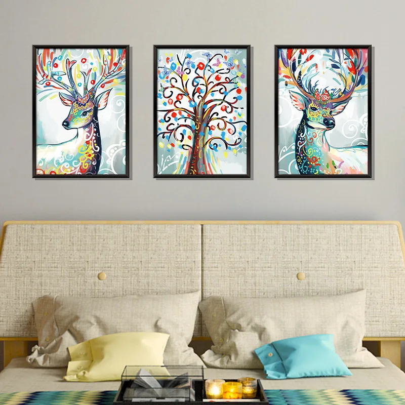 Painting & Calligraphy Decorative Sticker for Wall Three Picture Combination Animal Home Decor Wall Pictures for Living Room
Painting & Calligraphy Decorative Sticker for Wall Three Picture Combination Animal Home Decor Wall Pictures for Living Room