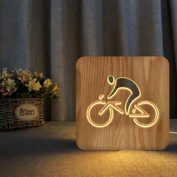 Cycling Sports Xinqite Wooden Headlights 3D Night Lamp Christmas Lights Indoor
Cycling Sports Xinqite Wooden Headlights 3D Night Lamp Christmas Lights Indoor