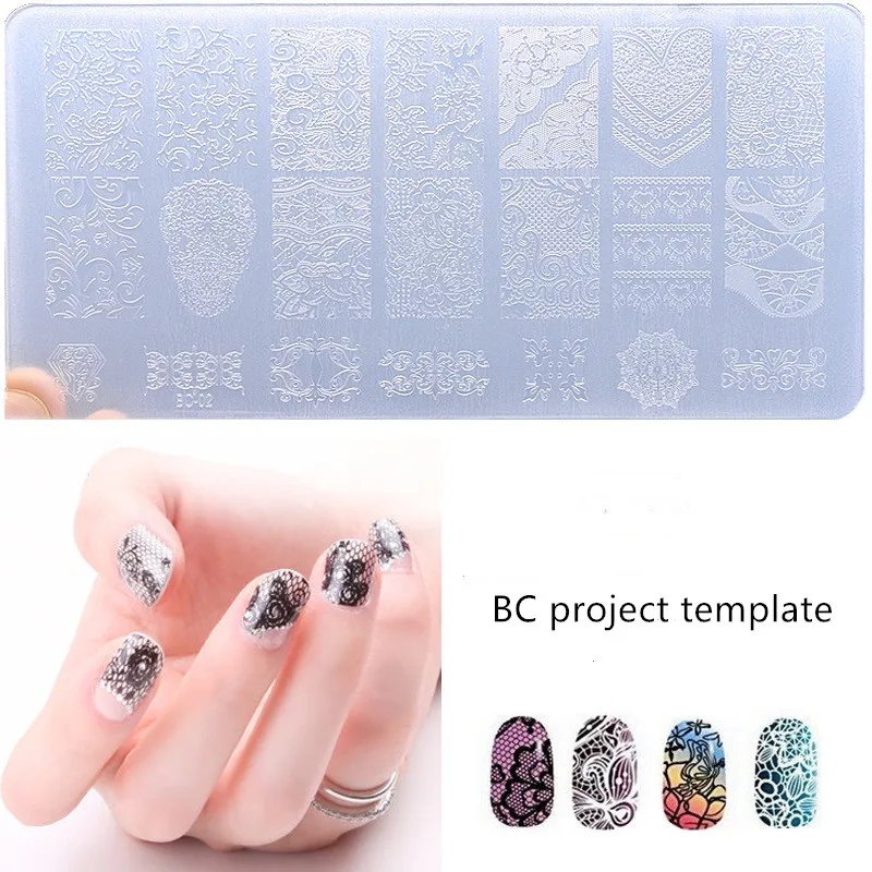 Nail Printing template Nail Printing DIY Design Rectangular Lace Blue Nail Template Nail Art Tools
Nail Printing template Nail Printing DIY Design Rectangular Lace Blue Nail Template Nail Art Tools