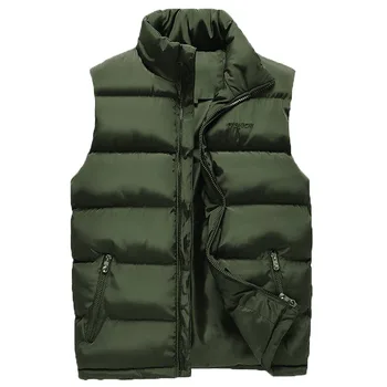 2020 New Winter Vest Men's Jacket Stand Collar Large Size Waistcoat Thickened Warmth Loose Men's Vests Fashion Wild Men's Coat
2020 New Winter Vest Men's Jacket Stand Collar Large Size Waistcoat Thickened Warmth Loose Men's Vests Fashion Wild Men's Coat