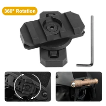 1Pair Helmet Side Rail Mount Adapter 360 Degrees Adjustable ARC Rotation Rail for Tactical Airsoft Fast Helmet 19mm Picany Slot
1Pair Helmet Side Rail Mount Adapter 360 Degrees Adjustable ARC Rotation Rail for Tactical Airsoft Fast Helmet 19mm Picany Slot