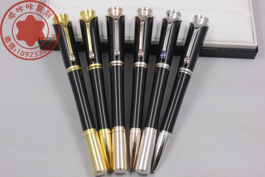 Wakaka Princess of Monaco Grace Kelly Black Silver Rose Gold Clip Roller Pen Ballpoint Pen
Wakaka Princess of Monaco Grace Kelly Black Silver Rose Gold Clip Roller Pen Ballpoint Pen