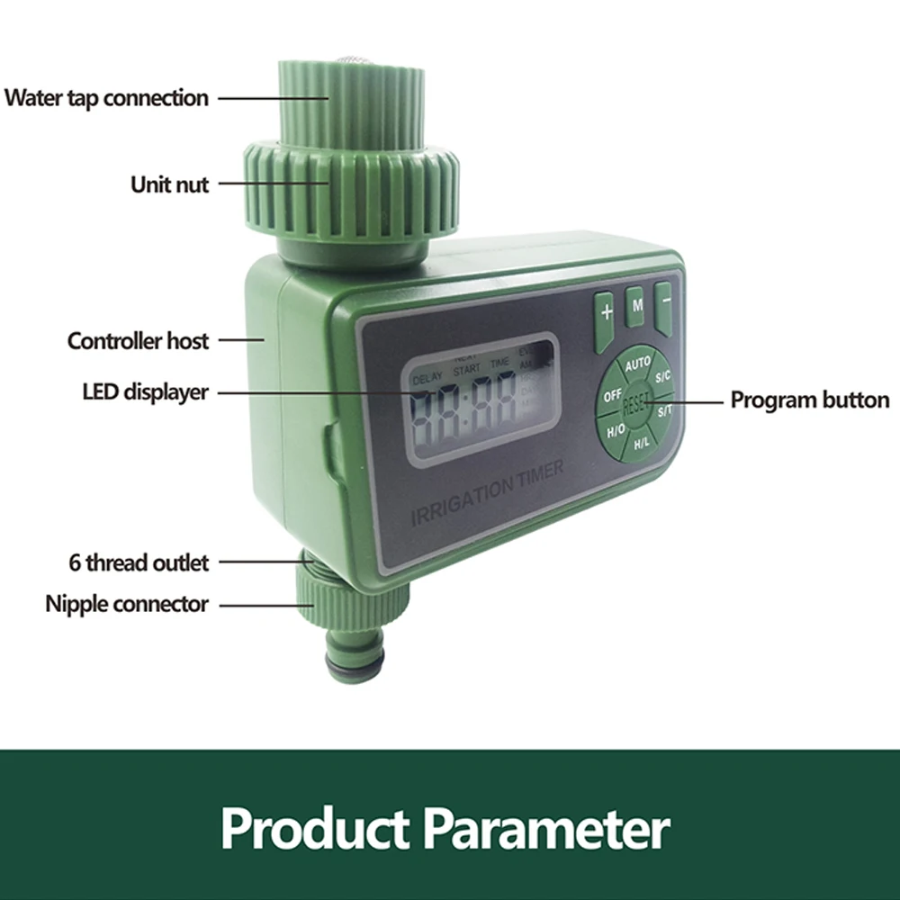 Automatic Garden Watering System Full Waterproof Watering Timer Gardening Irrigation System Intelligent Water Timer Controller
Automatic Garden Watering System Full Waterproof Watering Timer Gardening Irrigation System Intelligent Water Timer Controller