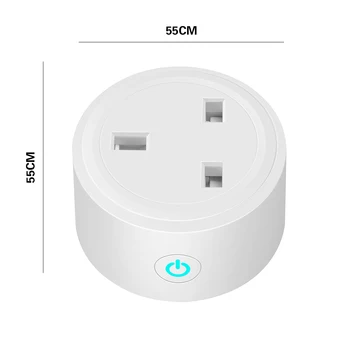 Wireless WIFI Remote Control Socket Voice Control Timing Smart Socket Smart Home Power Socket UK Plug
Wireless WIFI Remote Control Socket Voice Control Timing Smart Socket Smart Home Power Socket UK Plug
