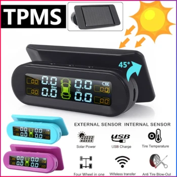LCD Universal Wireless TPMS Tire Pressure Alarm External Sensor Black Color Tmps Gauge Anti-Explosion Car Electronics
LCD Universal Wireless TPMS Tire Pressure Alarm External Sensor Black Color Tmps Gauge Anti-Explosion Car Electronics