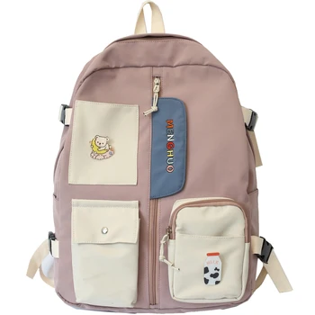 2020 Schoolbags Cute Ladies Backpack Multi-functional Pockets Bag Preppy Style Girl Waterproof Backpack Student Women School Bag
2020 Schoolbags Cute Ladies Backpack Multi-functional Pockets Bag Preppy Style Girl Waterproof Backpack Student Women School Bag