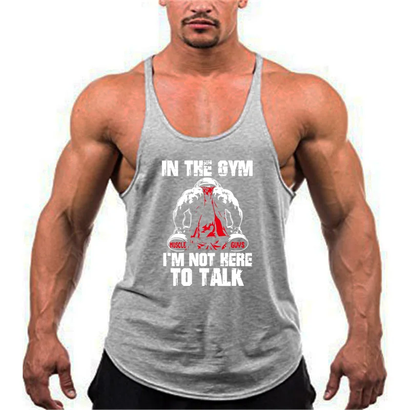 Gym Bodybuilding Mens Vest Funny Novelty Singlet Tank Top Let The Gains Begin 