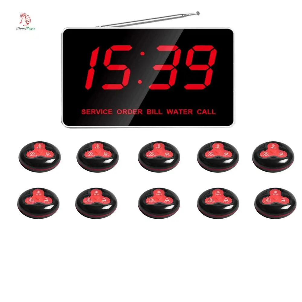 Wireless Call Button System for Restaurant Cafe Dessert Shop Auto 4S Shop Medical Examination Center Ordering System 
Wireless Call Button System for Restaurant Cafe Dessert Shop Auto 4S Shop Medical Examination Center Ordering System