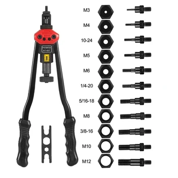 Easy Automatic Rivet Tool Set Manual Riveting Tool Pull Cap Heavy Duty Hand Riveter CLH@8
Easy Automatic Rivet Tool Set Manual Riveting Tool Pull Cap Heavy Duty Hand Riveter CLH@8