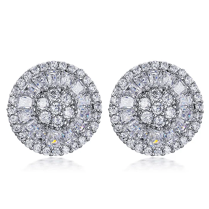 Huitan New Arrival Classic Round Shaped Women Earrings With Tiny CZ Stone Setting Daily Gadget Birthday Gift For Girlfriend
Huitan New Arrival Classic Round Shaped Women Earrings With Tiny CZ Stone Setting Daily Gadget Birthday Gift For Girlfriend