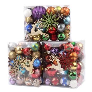 New Year Christmas Ball Baubles Kit Xmas Tree Hanging Decoration Pendant for Home Holiday Essential For Wedding Party Gifts
New Year Christmas Ball Baubles Kit Xmas Tree Hanging Decoration Pendant for Home Holiday Essential For Wedding Party Gifts