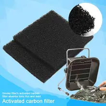 3/5/10 pièces filtre à charbon actif coton pour cuisine papier résistant à l'huile Non-tissé résistant à l'huile hotte hotte hotte filtre(China)