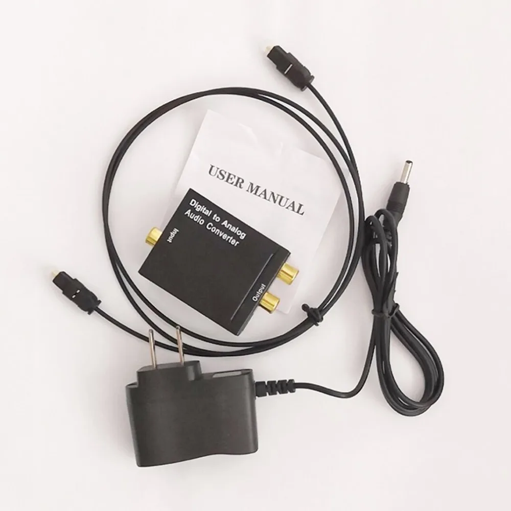 Coaxial Toslink Signal Digital Optical to Analog Audio Converter Adapter RCA Digital To Analog Audio Converter EU/US Adapter usb
Coaxial Toslink Signal Digital Optical to Analog Audio Converter Adapter RCA Digital To Analog Audio Converter EU/US Adapter usb