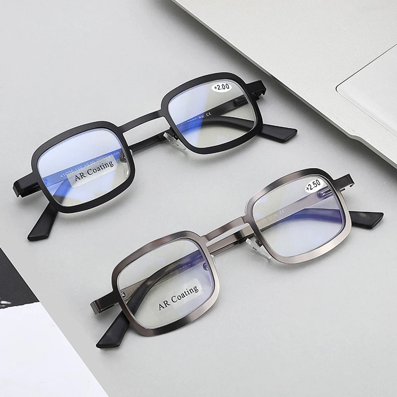 seemfly Metal Anti Blue Light Presbyopia Glasses New Square Frame Eyeglasses Anti Radiation Business Reading Glasses High Grade
seemfly Metal Anti Blue Light Presbyopia Glasses New Square Frame Eyeglasses Anti Radiation Business Reading Glasses High Grade