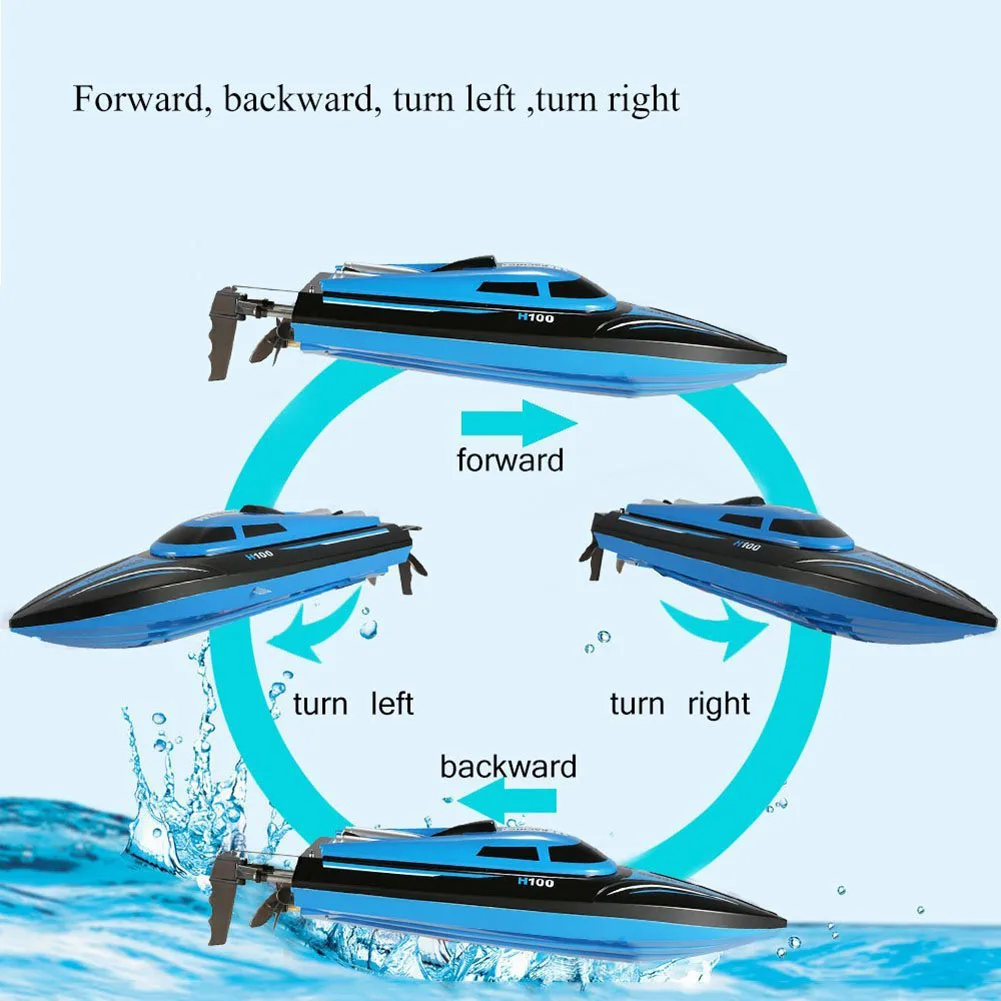 Hot High Speed RC Boat H100 2.4GHz 4 Channel 30km/h Racing Remote Control Boat with LCD Screen as gift For children Toys Kids Gi
Hot High Speed RC Boat H100 2.4GHz 4 Channel 30km/h Racing Remote Control Boat with LCD Screen as gift For children Toys Kids Gi