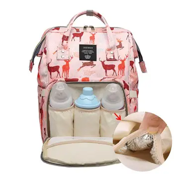 2020 Cute Deer Print Large Capacity Mummy Bag Maternity Nappy Bags Travel Backpack Nursing Bag for Baby Care Women's Fashion Bag
2020 Cute Deer Print Large Capacity Mummy Bag Maternity Nappy Bags Travel Backpack Nursing Bag for Baby Care Women's Fashion Bag